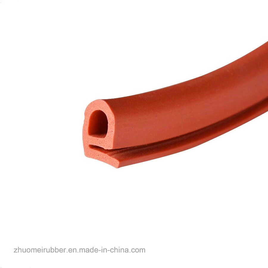 Vulcanized E Shape Silicone Sponge Rubber Seal