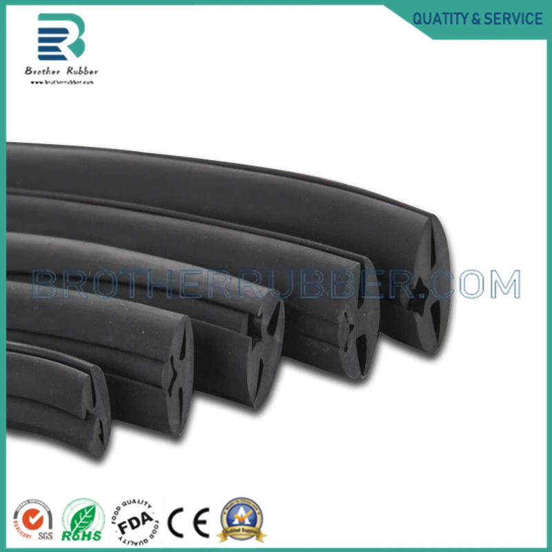 Self-Adhesive EPDM Foam/Sponge Rubber Weatherstrip Seal for Car Auto Door Glass